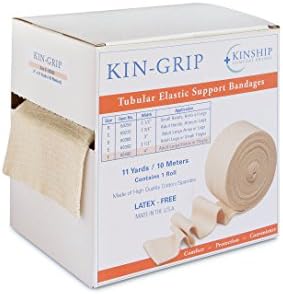 Kin-Grip Tubular Elastic Bandage, Size C (similar to Tubigrip) 13.5-15cm/5.3-5.9in