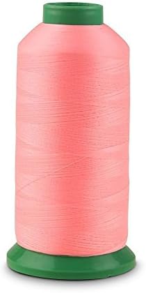 Pink Glow 1000 Yards Luminous Glow In The Dark Machine Embroidery / Sewing DIY Thread no.12