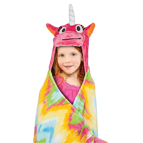 Best Brands Kids Hooded Throw - Unicorn