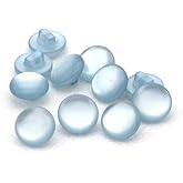 20Pcs Blue Resin Colored Shirt Pearl Buttons for Craft Sewing Childre Buckle Sewing Notions and Supplies, Fasteners, Buttons