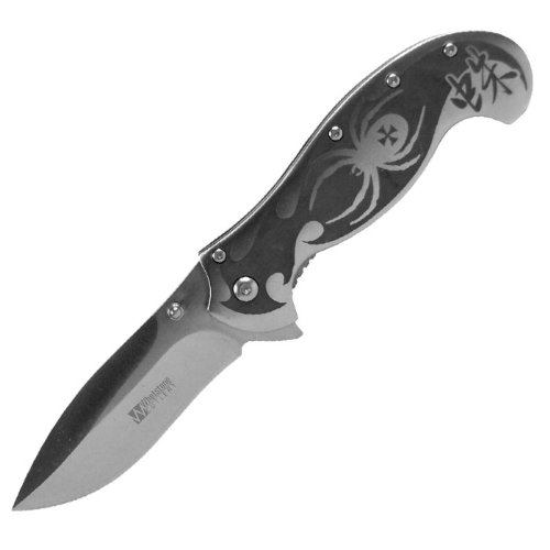 Whetstone Cutlery 25-22445 Steel Widow Folding Stainless Steel Knife