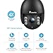 Ctronics PTZ Camera Outdoor,1080P WiFi Security IP Camera, 355° Pan 120° Tilt 4X Optical Zoom, Instant Notification of Motion Detection,165ft Night Vision, Black