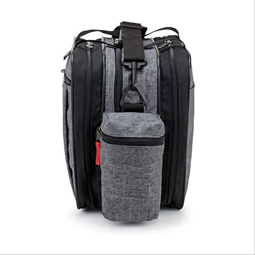Hopkins Medical Products Antimicrobial EZ-View Medical Bag for Nurses, Home Heathcare and Medical Professionals
