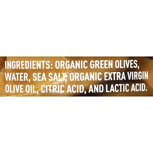 MARIO CAMACHO FOODS GREEK ORGANIC GREEN OLIVES PITTED WITH TOUCH OF OLIVE OIL, 6.0 OUNCE (PACK OF 6)