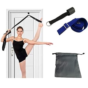 Remifa Leg stretcher, DOOR FLEXIBILITY STRAP Easy to install on the door leg stretcher stretch belt trainer dance fast stretch for yoga, ballet