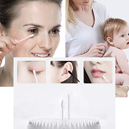 image for Cayanmydery 200Pcs Cotton Swabs Cotton Double-Tipped Sticks Cleaning S