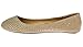 Chatties Ladies Microsuede Ballet Flats With Rhinestones (See More Colors/Sizes)