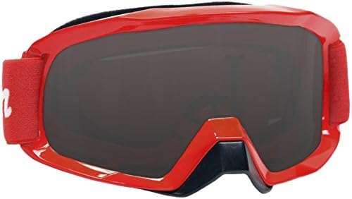 Typhoon Motocross Offroad ATV Dirt Bike MX Goggles , Red w/ Smoke &amp; Clear Lens
