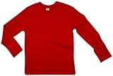 Earth Elements Big Kid's (Youth) Long Sleeve T-Shirt Medium Red