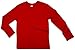 Earth Elements Big Kid's (Youth) Long Sleeve T-Shirt Large Red