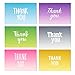 48 Assorted Pack Thank You Note Cards Bulk Box Set - Blank on the Inside - 6 Colorful Ombre - Includes 48 Greeting Cards and Envelopes - 4 x 6 Inches