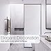rabbitgoo Window Privacy Film, Frosted Glass Window Clings, Static Cling UV Heat Blocking Door Stickers for Home Bathroom, Removable Indoor Decal Coverings Day and Night, Pure, 35.4 x 78.7 Inches
