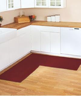 Amazon Com L Shaped Berber Textured Corner Rug Runner With Skid