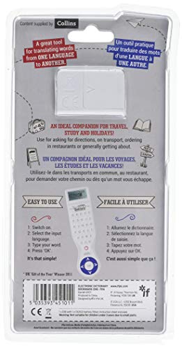 Electronic Dictionary Bookmark-French-English
