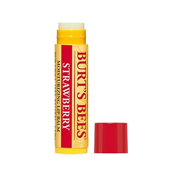 Burts-Bees-Balms-100-Percent-Natural-Gift-Set-Pack-of-4 Burt's Bees Lip Balm Multipack, Lip Balm Set, Beeswax, Strawberry, Coconut & Pear, Vanilla Bean, Best of Burt's, 4x4.25g