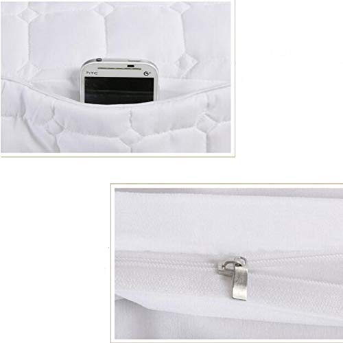 White Massage Table Sheet Set, Four-Piece Set Massage Mattress Bedspread Premium Beauty Bed Cover Comfortable Sheet -White 190x80cm(75x31inch)