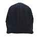 F Flammi 2 Pack Men’s Warm Fleece Earflap Hat Winter Skull Cap Beanie with Ear Covers (Black+Dark Blue)