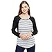 Women's Nursing Tops Breastfeeding Shirts Long Sleeve Breastfeeding Clothes(M)