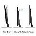 FITUEYES Universal LCD Flat Screen TV Table Top Stand / Base Mount Fits 50