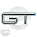 Ford Mustang GT Fender and Trunk Emblems - Black