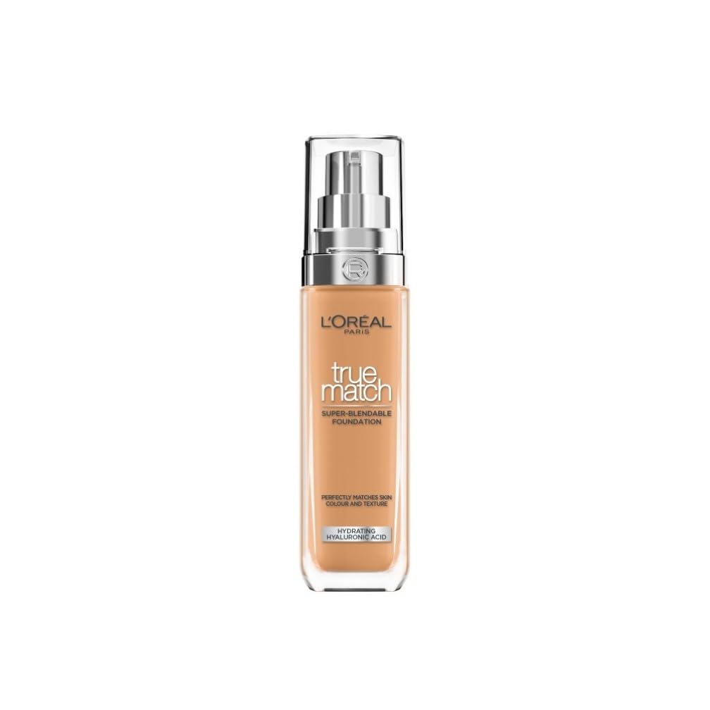 L'Oreal Paris Foundation True Match Liquid Foundation 7.C with Hyaluronic Acid & SPF 16 30ml