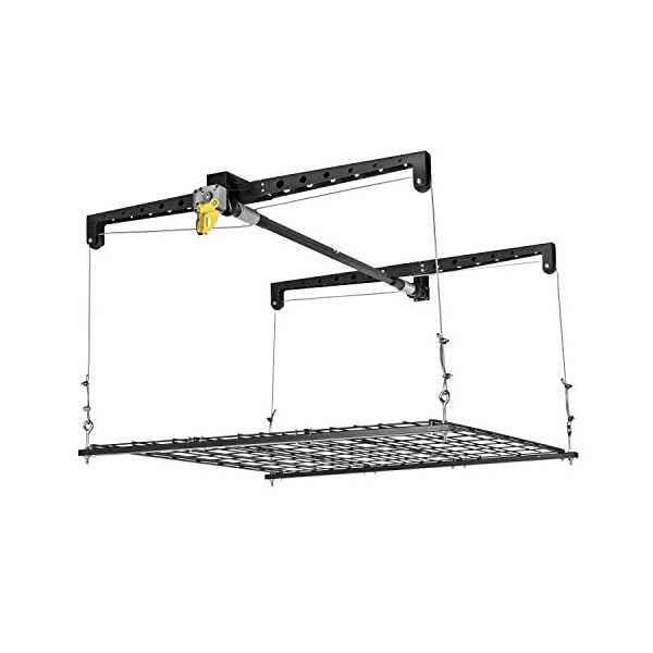Racor PHLR, Garage Ceiling Storage Rack Lift The Best Winch