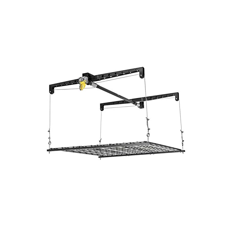 Racor - PHL-R, Garage Ceiling Storage Rack Lift - The Best Winch