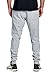 PROGO USA Men's Joggers Sweatpants Basic Fleece Marled Jogger Pant Elastic Waist (Small, Heather Grey)