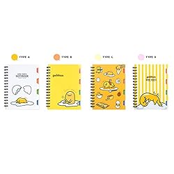 Sanrio Gudetama Lazy Egg Mini Index Lined Notebook