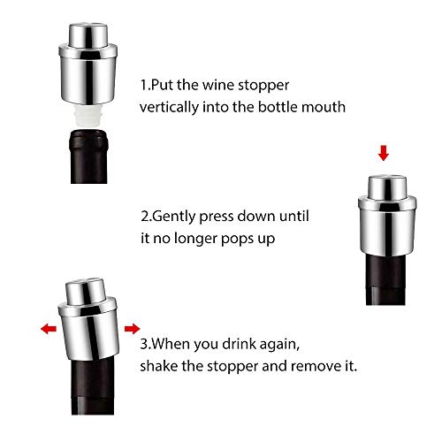 4 Stoppers+GiniHome+Stainless+Vacuum+Beverage