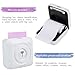 Yosooo Receipt Printer, Mini Wireless Blue-Tooth Thermal Photo Printer Pocket Note Receipt Printer 57mm(White)thumb 2