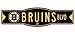 Wincraft NHL Boston Bruins Street/Zone Sign, 4.5 x 17, Black