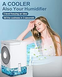 Portable Air Conditioners Fan, 700ml Evaporative