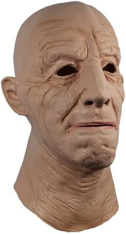 Jack - Realistic Full Head Natural Latex Rubber Mask for Fancy Cross Dress Disguise (Halloween Party Old Prank Scary Costume for Old Grandad Grandpa Male Man or Lady Female) by Mask Attack