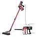 MOOSOO Vacuum Cleaner Corded 17KPa Suction Stick Vacuum 2 in 1 Handheld Vacuum for Hard Floor with 2-Pack HEPA Filters, D600