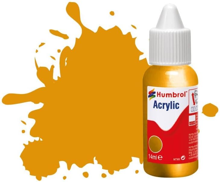 Humbrol DB0054 Paint Brass No.54 Brass Metallic 14ml enamel
