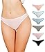Emprella WomenÃ¢ÂÂs Spandex Thong Underwear [6-Pack] | Soft Cotton, Comfortable Panties With Sexy, Seamless Design