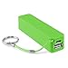 Power Bank Key Chain Smart Phone External Battery (Green)