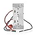 Leviton Toggle Slide Dimmer Switch for Magnetic Low Voltage, LED, Halogen and Incandescent Bulbs, TSM10-1LW, White