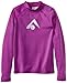 Kanu Surf Girl's Keri UPF 50+ Long Sleeve Rashguard, Purple, Large (12)