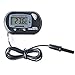 MarsAqua Digital Thermometer, LCD Display Fahrenheit (℉) and (°C) for Fish Tank Thermometer Terrarium Temperature Meters Gauge Water Meter