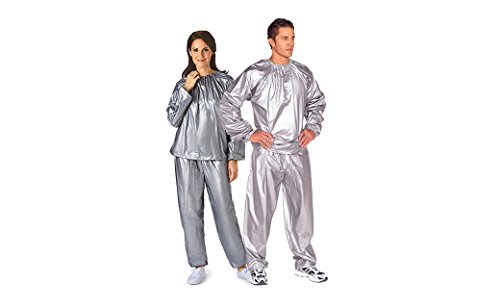 PU Health Pure Acoustics Gym Thermo 2-Piece Sauna Detox Suit Restores Heat into Promote Sweat