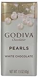 Godiva White Chocolate Pearls, 1.5-Ounces (Pack of 6)