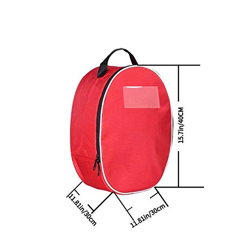 Ouxiong Fencing Mask Storage Bag - Water-Resistant Mask Protective Bag for Epee/Foil/Sabre - Fencing Equipment/Fencing Sport/Fencing Gear/Fencing Accessories (A-RED)