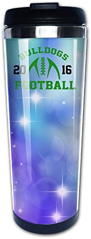JMQYD Tumbler Travel Mug Brantley School Bulldogs Football Logo