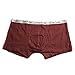 JARLIF Mens Boxer Briefs - 4 Pure Color Pack Soft Cotton Underwear