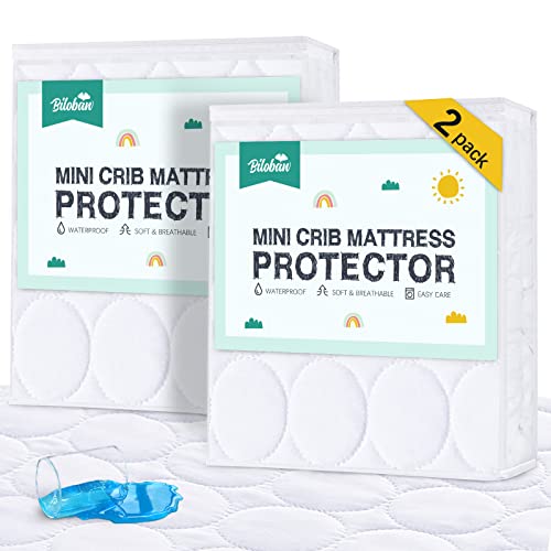 Mini Crib Mattress Protector Sheets Waterproof