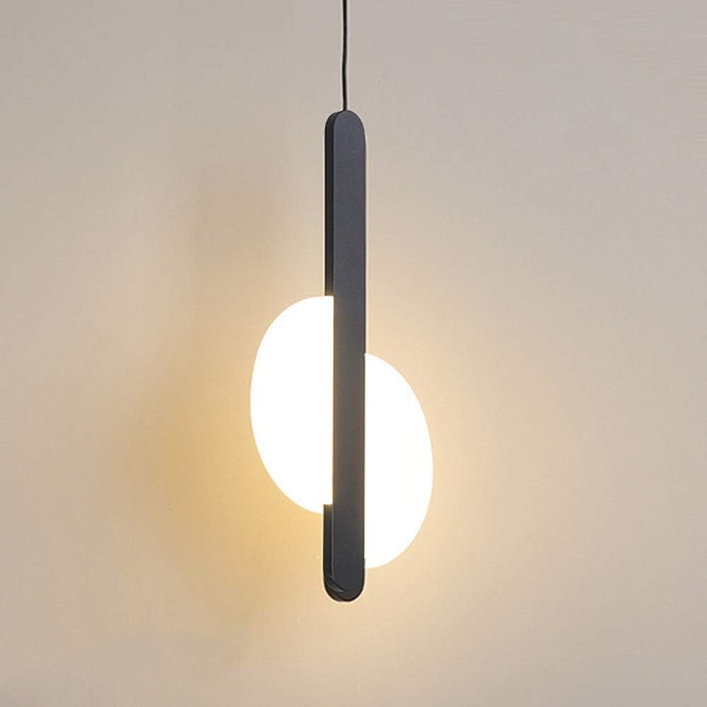 Lámpara Colgante Nórdica De Metal Y Acrílico - 1 Luz E27 - Diámetro 35cm - Cable Ajustable 120cm - Para Techo
