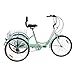 DoCred Adult Tricycle 7 Speed Trike Three-Wheeled Bike, Adult Tricycles Cruiser Bikes 24 Inch with Low Step-Through Aluminum Frame, Front and Rear Fenders, Adjustable Handlebarsthumb 3