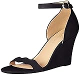 CL by Chinese Laundry Women's Best Match Burnis Wedge Sandal, Black, 8.5 M US